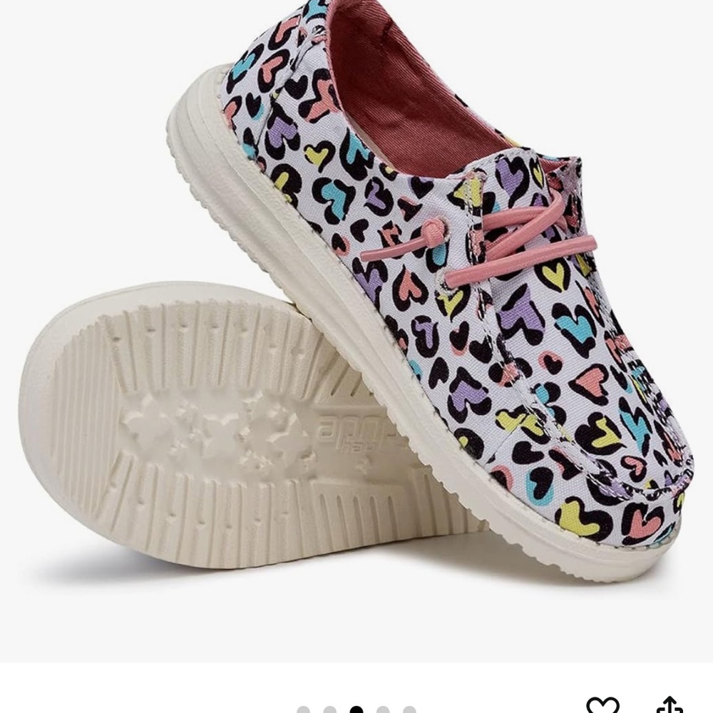 Hey Dude Pink and Blue Moccasins Vibrant Comfort